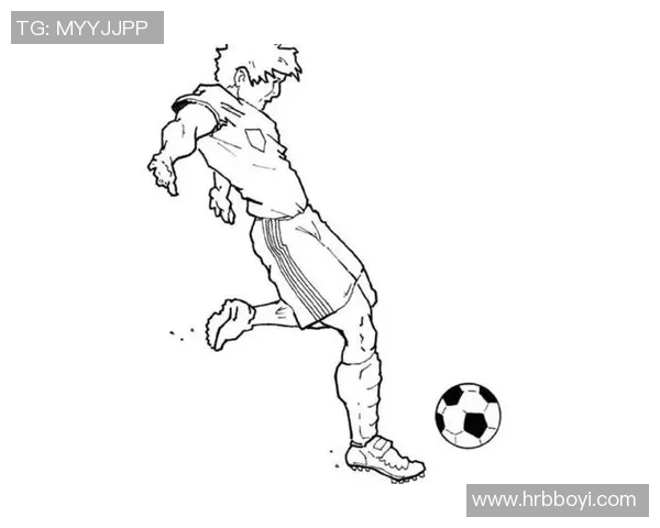 用简单线条绘出足球球星形象激发青少年艺术与体育创意